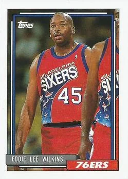 1992-93 Topps Eddie Lee Wilkins #373 card image