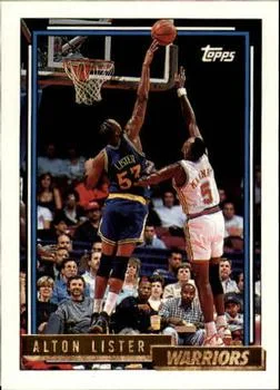 1992-93 Topps Alton Lister Gold #16 card image