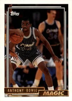 1992-93 Topps Anthony Bowie Gold #15 card image