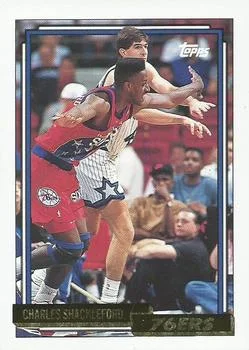 1992-93 Topps Charles Shackleford Gold #34 card image