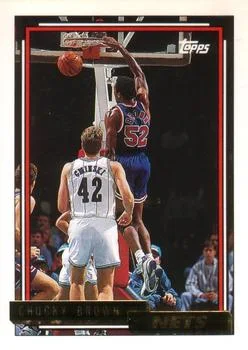 1992-93 Topps Chucky Brown Gold #263 card image