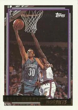 1992-93 Topps Dell Curry Gold #242 card image