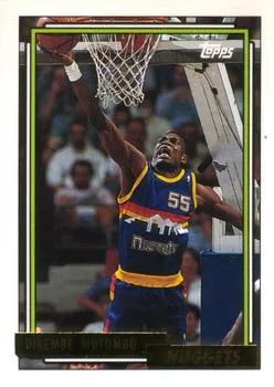 1992-93 Topps Dikembe Mutombo Gold #281 card image