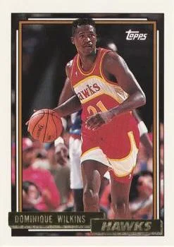 1992-93 Topps Dominique Wilkins Gold #35 card image
