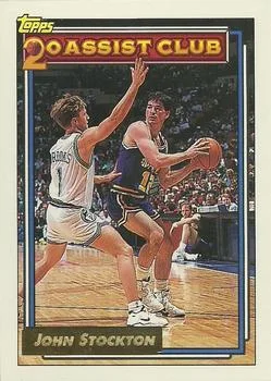 1992-93 Topps John Stockton 20A Gold #223 card image