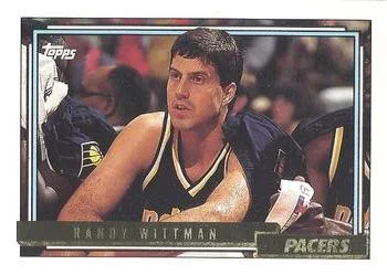 1992-93 Topps Randy Wittman Gold #56 card image