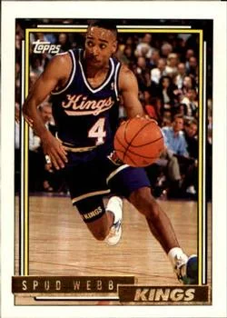 1992-93 Topps Spud Webb Gold #63 card image