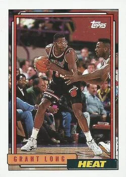 1992-93 Topps Grant Long #186 card image