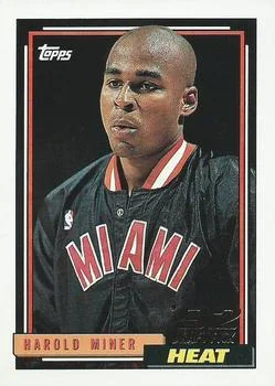 1992-93 Topps Harold Miner Draft Picks #278 card image