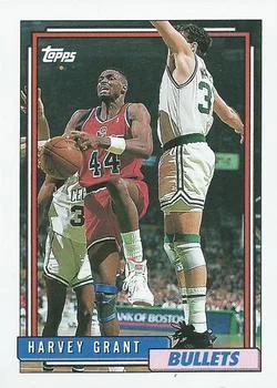 1992-93 Topps Harvey Grant #172 card image
