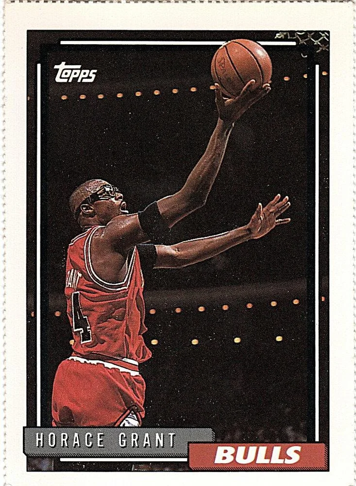 1992-93 Topps Horace Grant Hoop Magazine Perforated Inserts #NNO card image