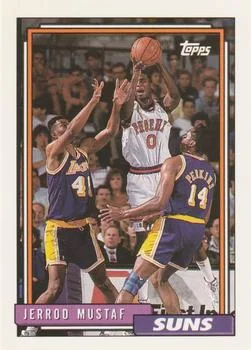 1992-93 Topps Jerrod Mustaf #43 card image