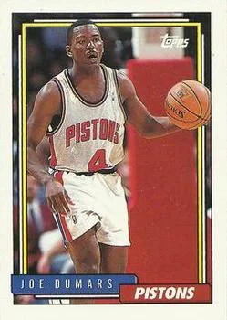 1992-93 Topps Joe Dumars #347 card image