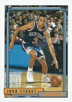 1992-93 Topps John Starks #44 card image