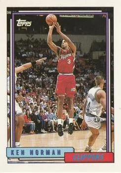 1992-93 Topps Ken Norman #7 card image