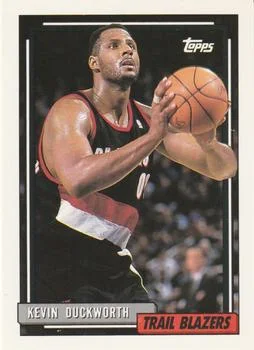 1992-93 Topps Kevin Duckworth #60 card image