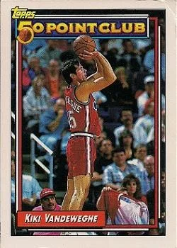 1992-93 Topps Kiki Vandeweghe 50P #203 card image