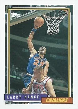 1992-93 Topps Larry Nance #163 card image