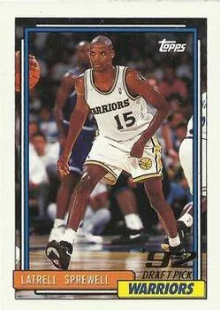 1992-93 Topps Latrell Sprewell Draft Picks #392 card image