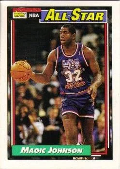 1992-93 Topps Magic Johnson #126 card image