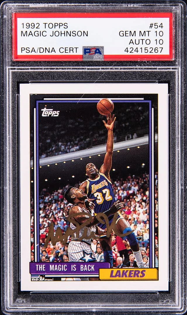 1992-93 Topps Magic Johnson #54 card image