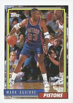 1992-93 Topps Mark Aguirre #86 card image