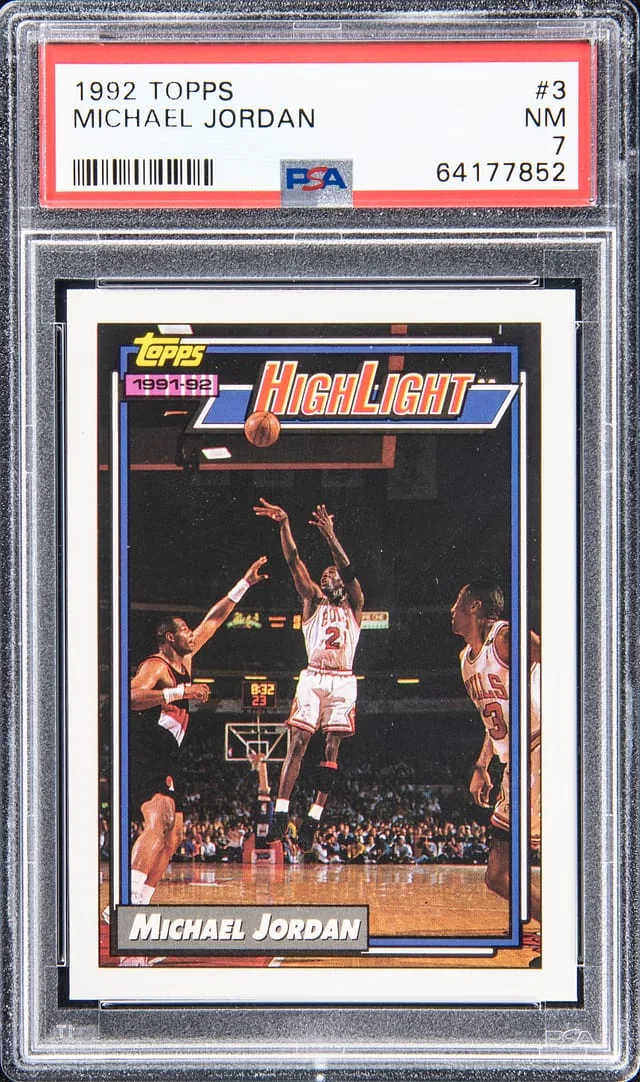 1992-93 Topps Michael Jordan Gold #3 card image