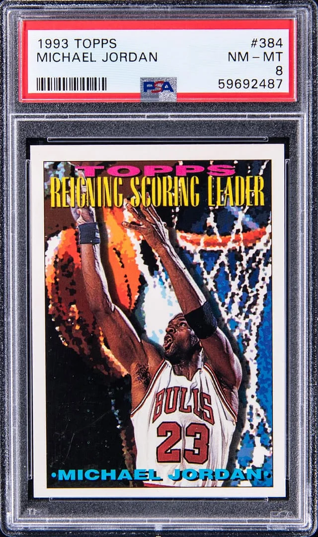 1992-93 Topps Michael Jordan #384 card image