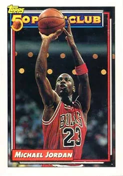 1992-93 Topps Michael Jordan 50P #205 card image