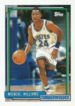 1992-93 Topps Micheal Williams #351 card image