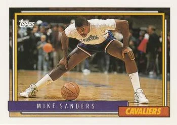 1992-93 Topps Mike Sanders #239 card image