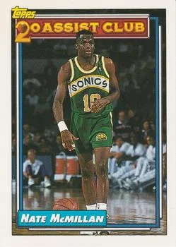 1992-93 Topps Nate McMillan 20A #220 card image