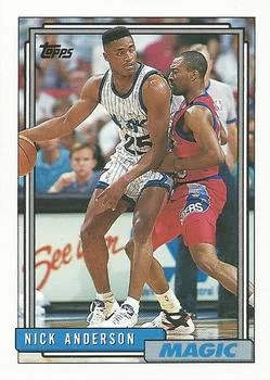 1992-93 Topps Nick Anderson #142 card image