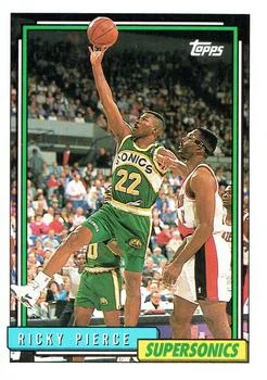 1992-93 Topps Ricky Pierce #85 card image
