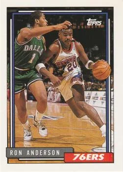 1992-93 Topps Ron Anderson #87 card image