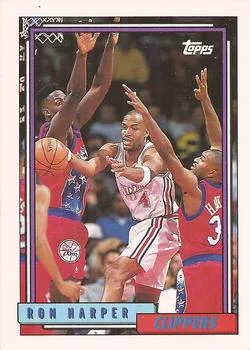 1992-93 Topps Ron Harper #80 card image