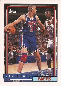 1992-93 Topps Sam Bowie #132 card image