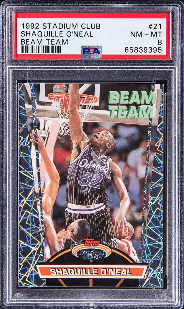 1992-93 Topps Shaquille O'Neal Stadium Beam Team #21 card image