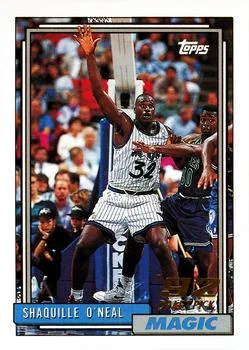 1992-93 Topps Shaquille O'Neal Draft Picks #362 card image