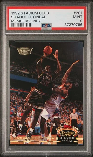 1992-93 Topps Stadium Club Members Only Shaquille O'Neal #201 card image
