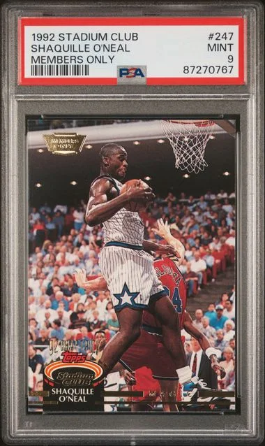 1992-93 Topps Stadium Club Members Only Shaquille O'Neal #247 card image