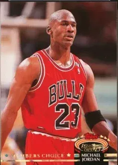 1992-93 Topps Stadium Club Michael Jordan #210 card image