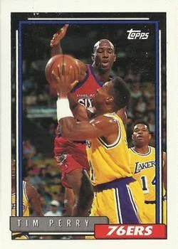1992-93 Topps Tim Perry #312 card image