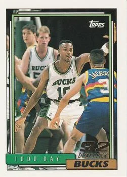 1992-93 Topps Todd Day Draft Picks #284 card image
