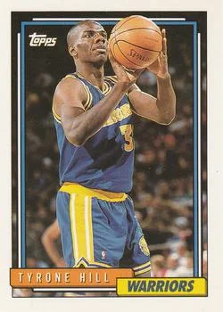 1992-93 Topps Tyrone Hill #162 card image
