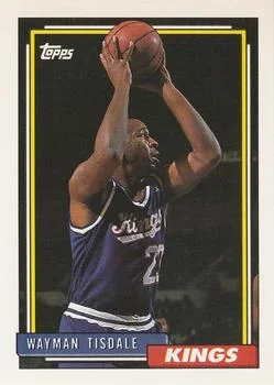 1992-93 Topps Wayman Tisdale #282 card image