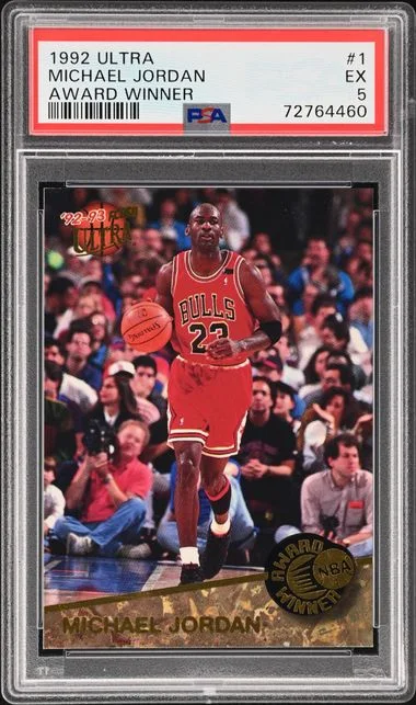 1992-93 Ultra Michael Jordan Award Winners #1 card image