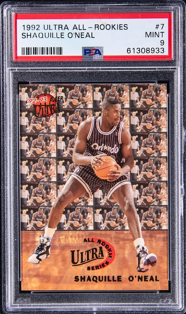 1992-93 Ultra Shaquille O'Neal All-Rookies #7 card image
