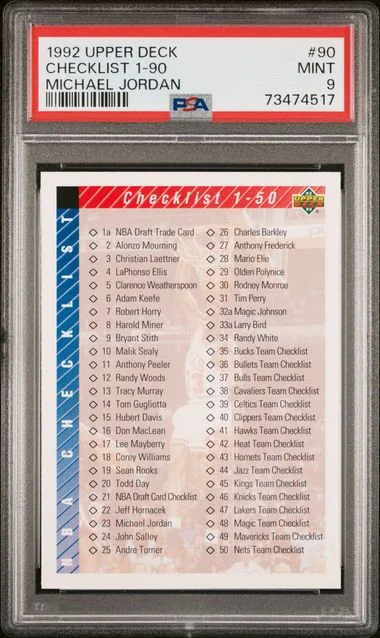 1992-93 Upper Deck 1-90 Michael Jordan #90 card image