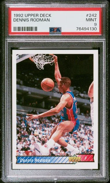 1992-93 Upper Deck Dennis Rodman #242 card image